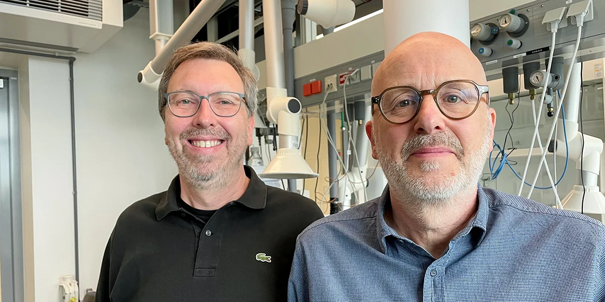 Den Dr. Thorsten Schwark (lénks) an de Serge Schneider (riets). | © Maurice Molitor