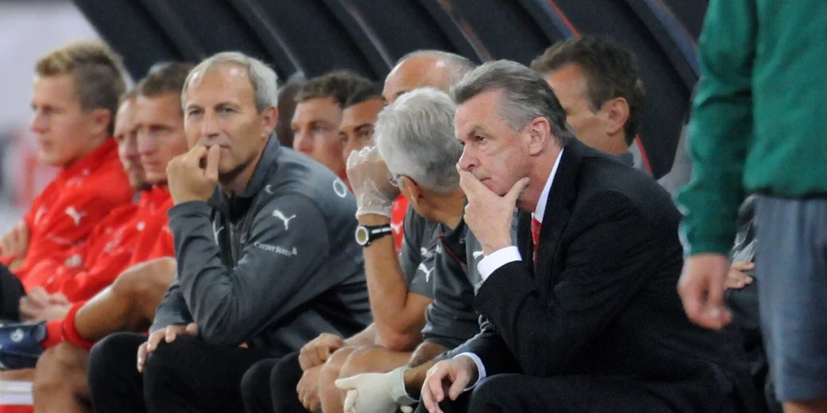Den deemolege schwäizer Nationaltrainer Ottmar Hitzfeld. | © picture-alliance / Pressefoto ULMER/Markus Ulmer | Pressefoto ULMER/Markus Ulmer Den deemolege schwäizer Nationaltrainer Ottmar Hitzfeld. | © picture-alliance / Pressefoto ULMER/Markus Ulmer | Pressefoto ULMER/Markus Ulmer