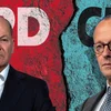 Scholz (SPD) a Merz (CDU) | © picture alliance / CHROMORANGE | Michael Bihlmayer Schwaarz-Rout Koalitioun an Däitschland: Wéi warscheinlech ass eng Groko? | © picture alliance / CHROMORANGE | Michael Bihlmayer