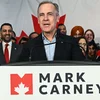 Déi Liberal ronderëm de Mark Carney hunn d'Walen a Kanada gewonnen | © picture alliance / NurPhoto | Artur Widak