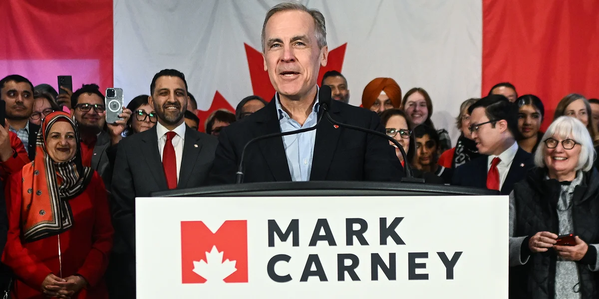 Déi Liberal ronderëm de Mark Carney hunn d'Walen a Kanada gewonnen | © picture alliance / NurPhoto | Artur Widak