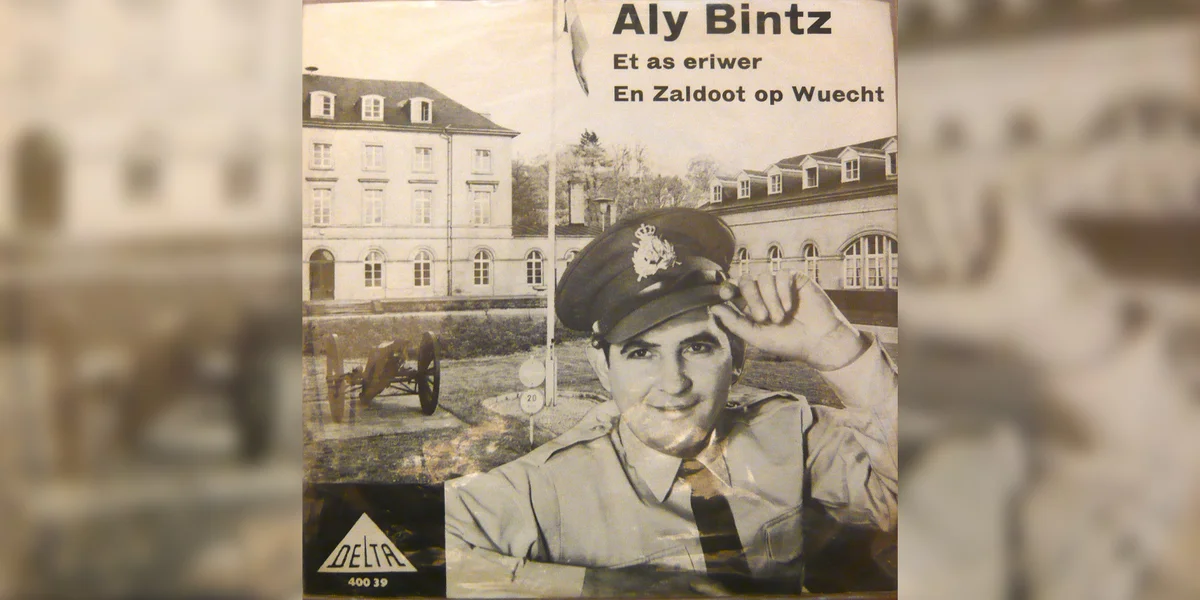 Single Disk mat de Lidder “Et ass eriwer” an  “En Zaldoot op Wuecht”, gesonge vum Aly Bintz. | © Jean Kandel