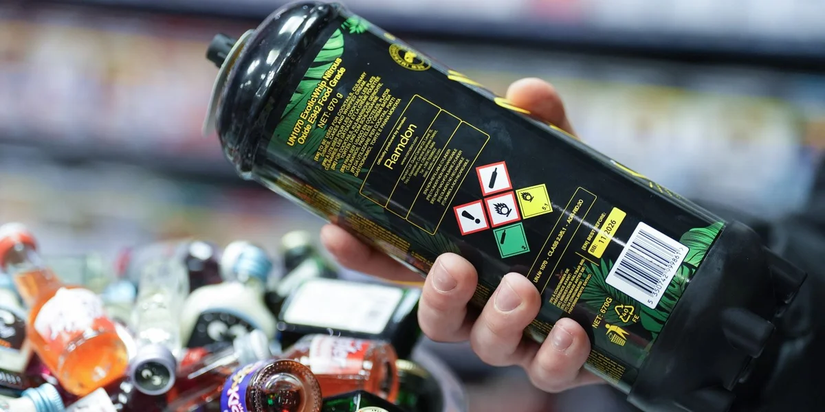 Partydrog Laachgas: Muss ee sech Suerge maachen? | © picture alliance/dpa | Marcus Brandt