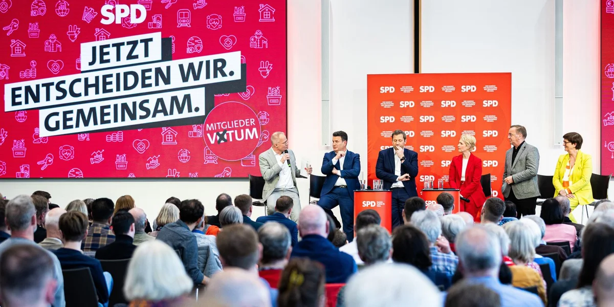 SPD: Widderstand géint de Koalitiounsaccord wiisst | © picture alliance/dpa | Moritz Frankenberg