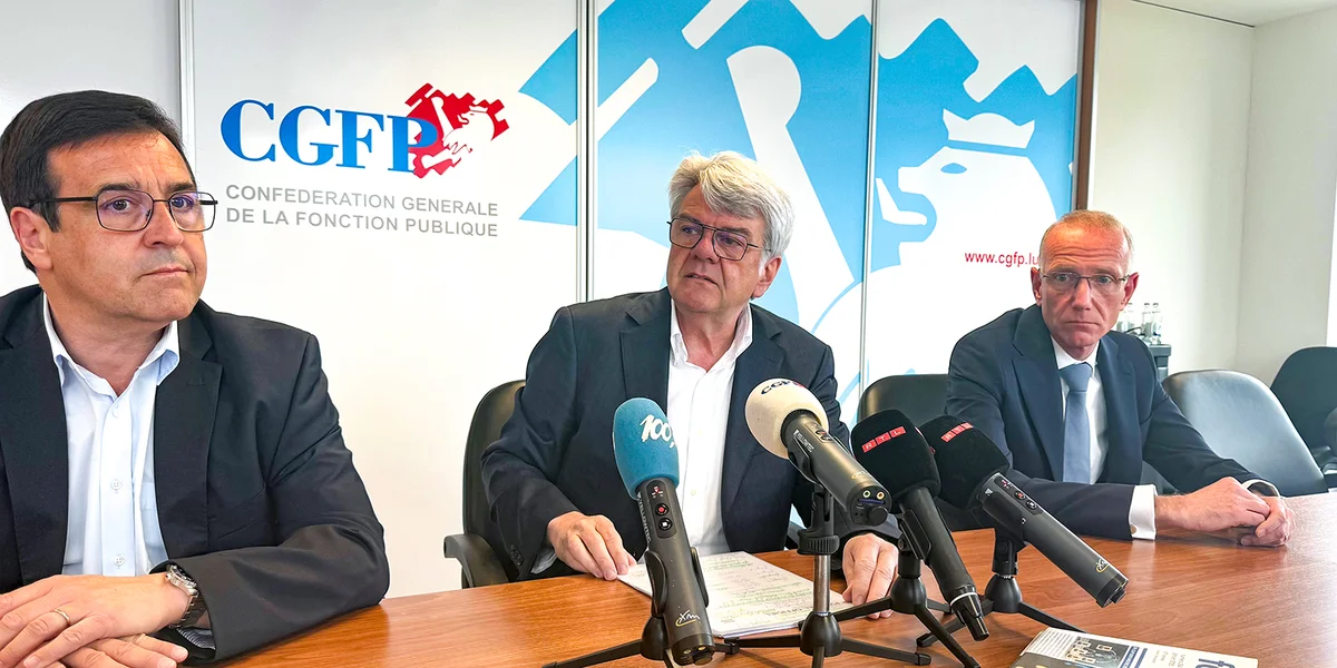 D'Pressekonferenz haut vun der CGFP. | © Samuel Guerreiro Carvalho 
