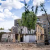 Zerstéiert Wunngebaier zu Kiew. | © MAE Press Een Dag zu Kiew: Blëtz-Impressiounen | © MAE Press