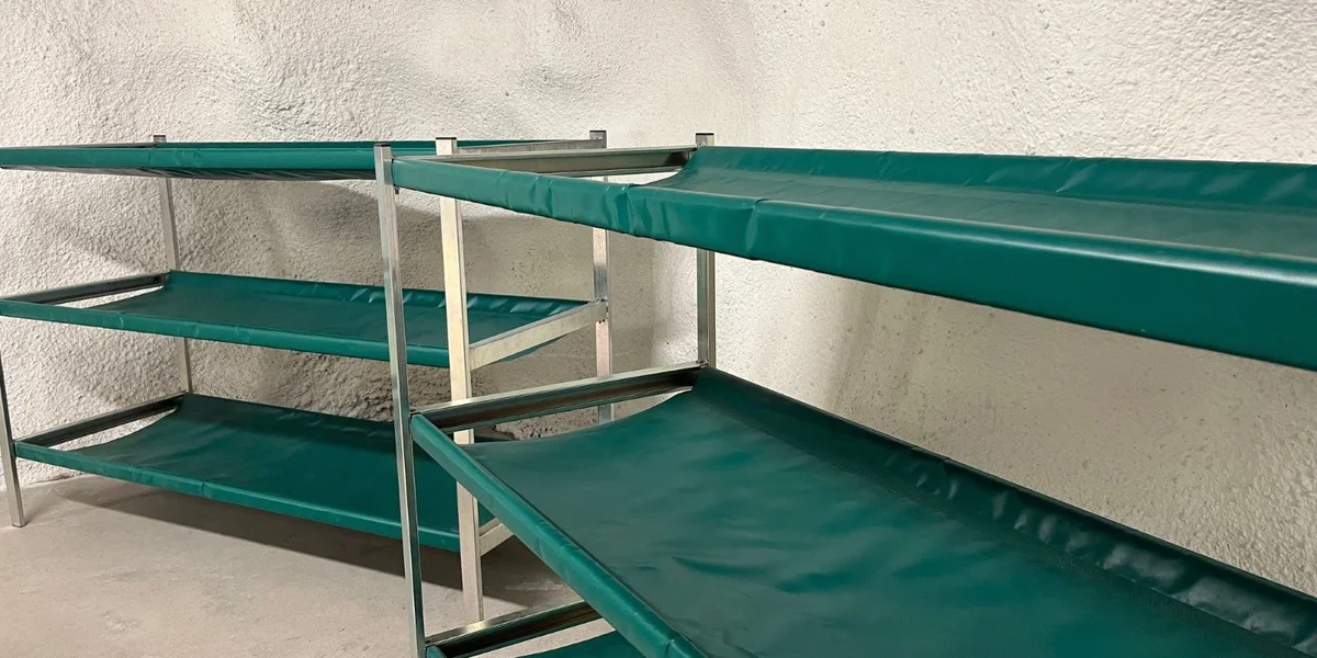 Am Merihaka-Bunker zu Helsinki ass alles, wat ronn 6.000 Leit brauchen, fir e puer Deeg am Eeschtfall ze iwwerliewen. | © Christiane Kleer