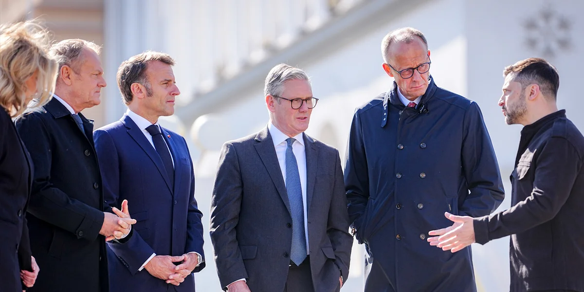 4 EU-Staats- a Regierungscheffen zu Kiew | © picture alliance/dpa | Kay Nietfeld