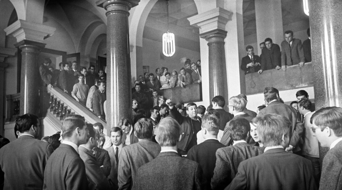 1968: "Ras-le-bol" bei de Studenten